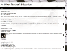 Tablet Screenshot of anurbanteacherseducation.com